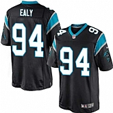 Nike Men & Women & Youth Panthers #94 Ealy Black Team Color Game Jersey,baseball caps,new era cap wholesale,wholesale hats